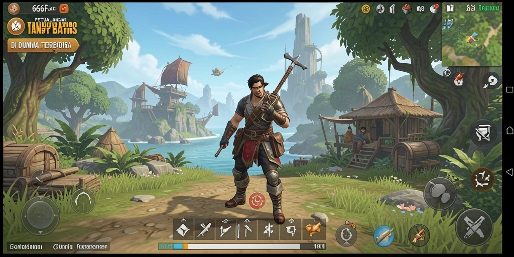 Tampilan gameplay 666F yang epik dan menakjubkan.