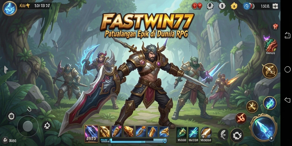 Tampilan gameplay RPG yang seru dan memikat di FASTWIN77.