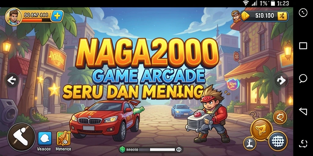 Tampilan menarik dari gameplay NAGA2000 yang penuh tantangan.