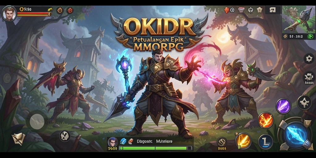 Tampilan gameplay menarik dari OKIDR yang penuh aksi dan petualangan.