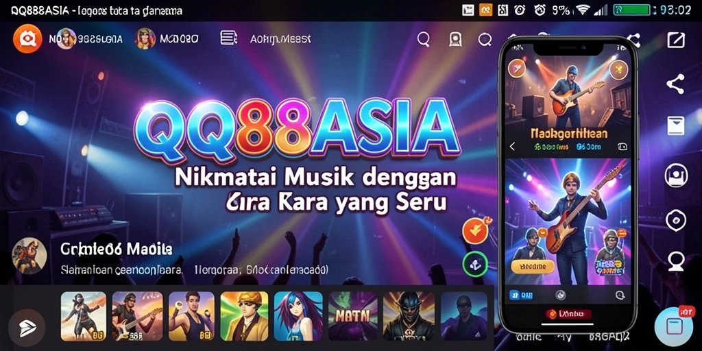 Tampilan gameplay Music di QQ88ASIA yang seru dan interaktif.