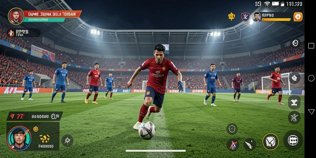 Screenshot dari RPRR yang menampilkan aksi seru di lapangan.